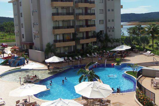 Apart-Hotel Marina Flat Caldas Novas Kültér fotó